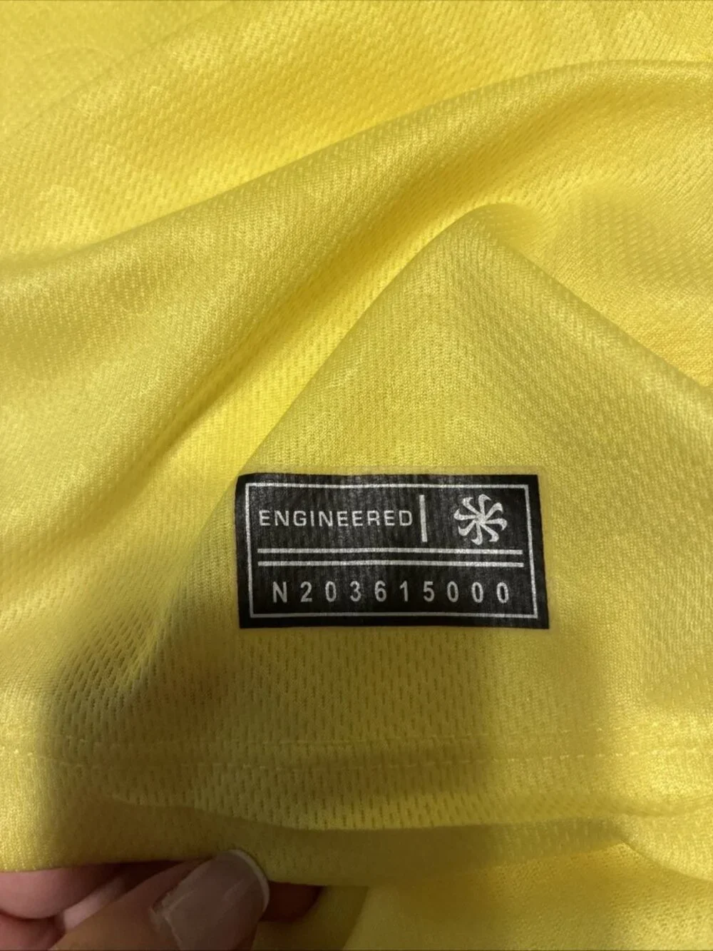 Nike Brazil Vintage 2006 World Cup Home Soccer Jersey Men’s Yellow Dri-FIT Xl